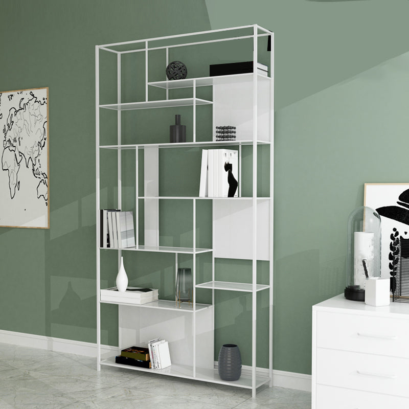 Industrial Open Rectangle Storage Bookshelf Home Office Etagere Bookcase