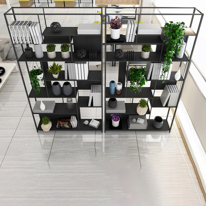 Industrial Open Rectangle Storage Bookshelf Home Office Etagere Bookcase