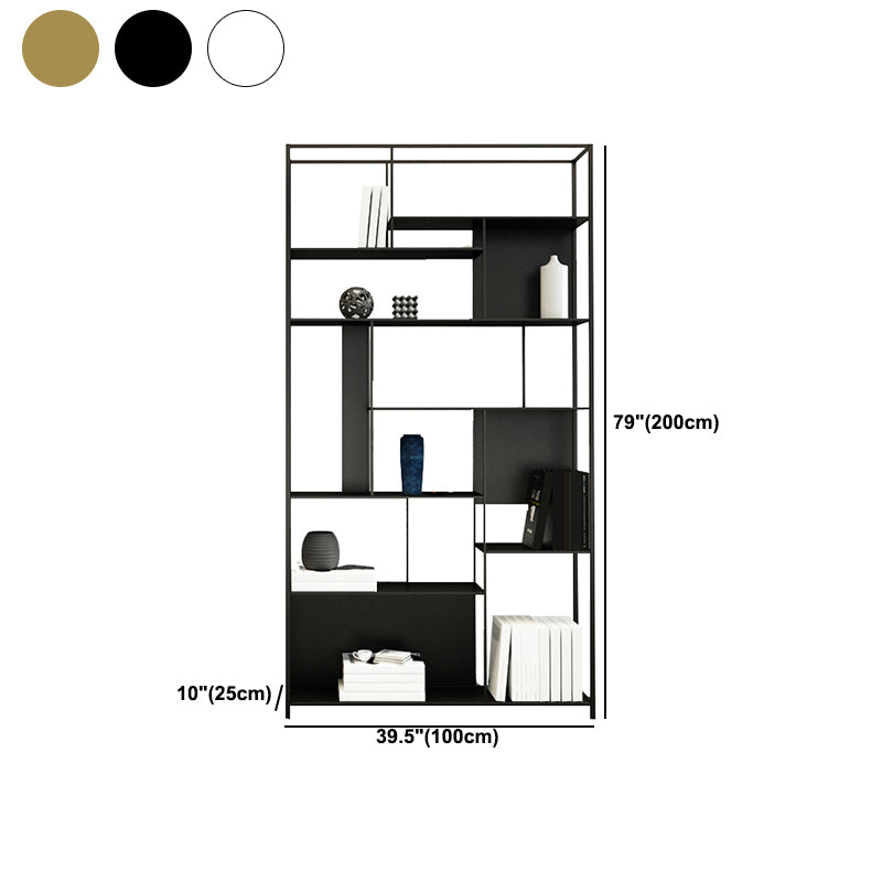 Industrial Open Rectangle Storage Bookshelf Home Office Etagere Bookcase