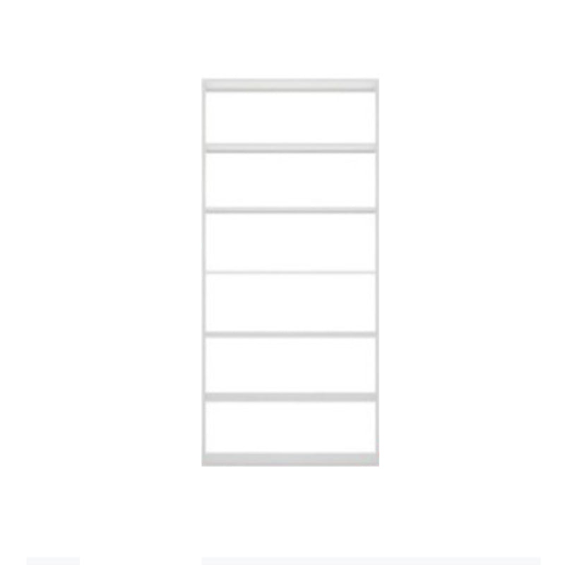 Rectangle Open Back Bookshelf Industrial Etagere Storage Bookcase