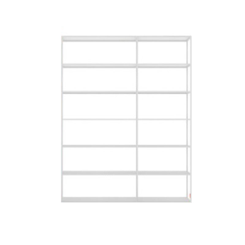 Rectangle Open Back Bookshelf Industrial Etagere Storage Bookcase