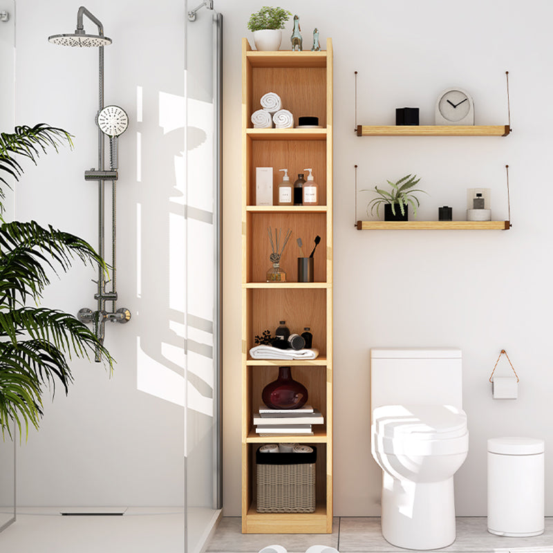 Engineer Wooden Bookcase Modern Home Living Room Corner Bookshelf