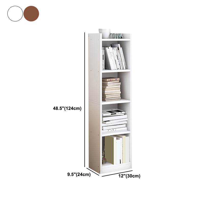 Engineer Wooden Bookcase Modern Home Living Room Corner Bookshelf