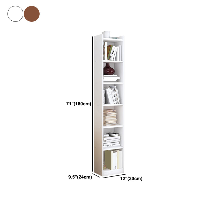 Engineer Wooden Bookcase Modern Home Living Room Corner Bookshelf