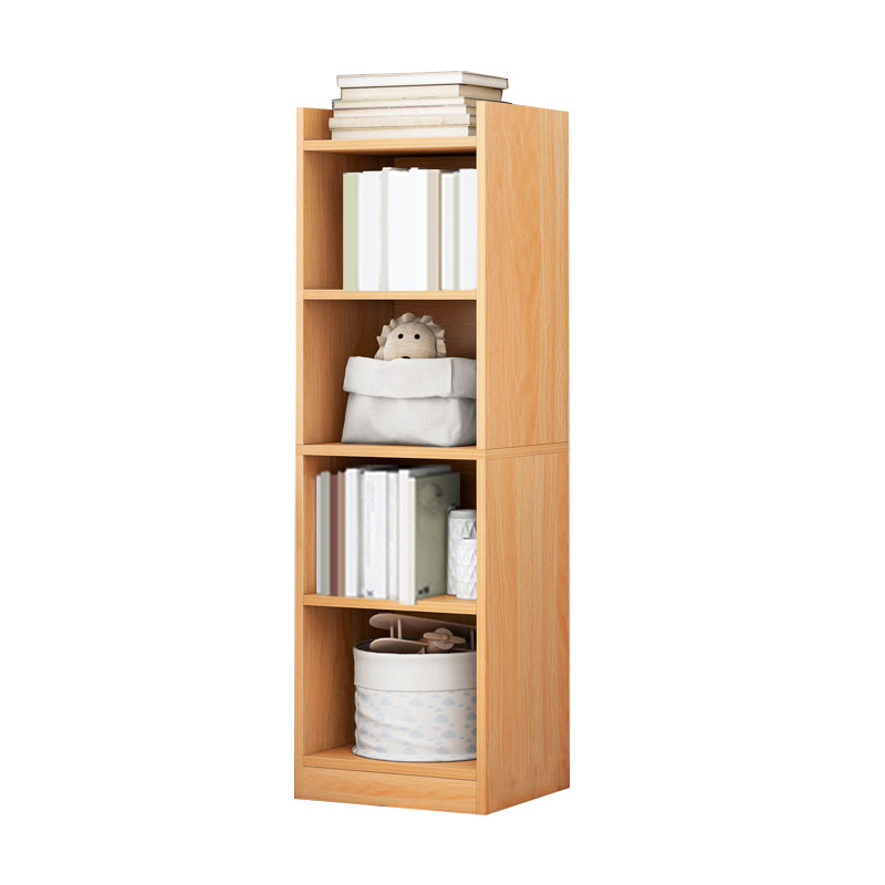 Closed Wood Bookcase Modern Minimalist Home Living Room Corner Bookshelf