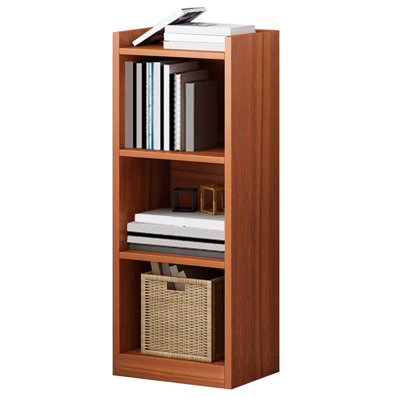 Closed Wood Bookcase Modern Minimalist Home Living Room Corner Bookshelf
