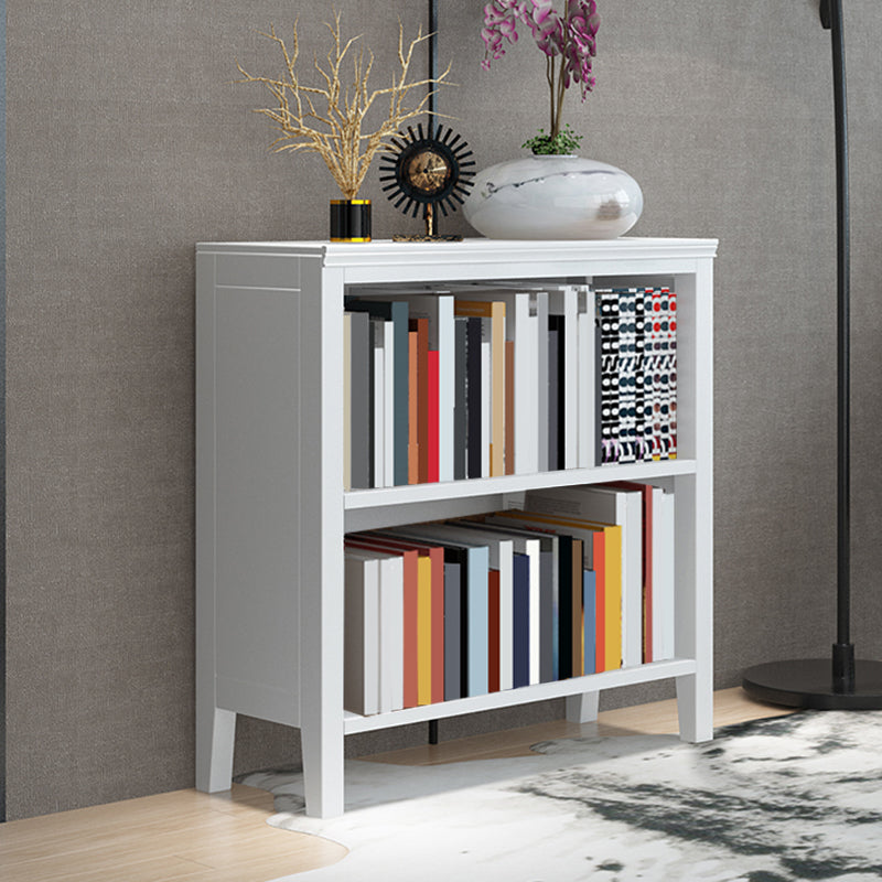 Solid Wood Rectangle Bookcase Nordic Style Storage Bookshelf