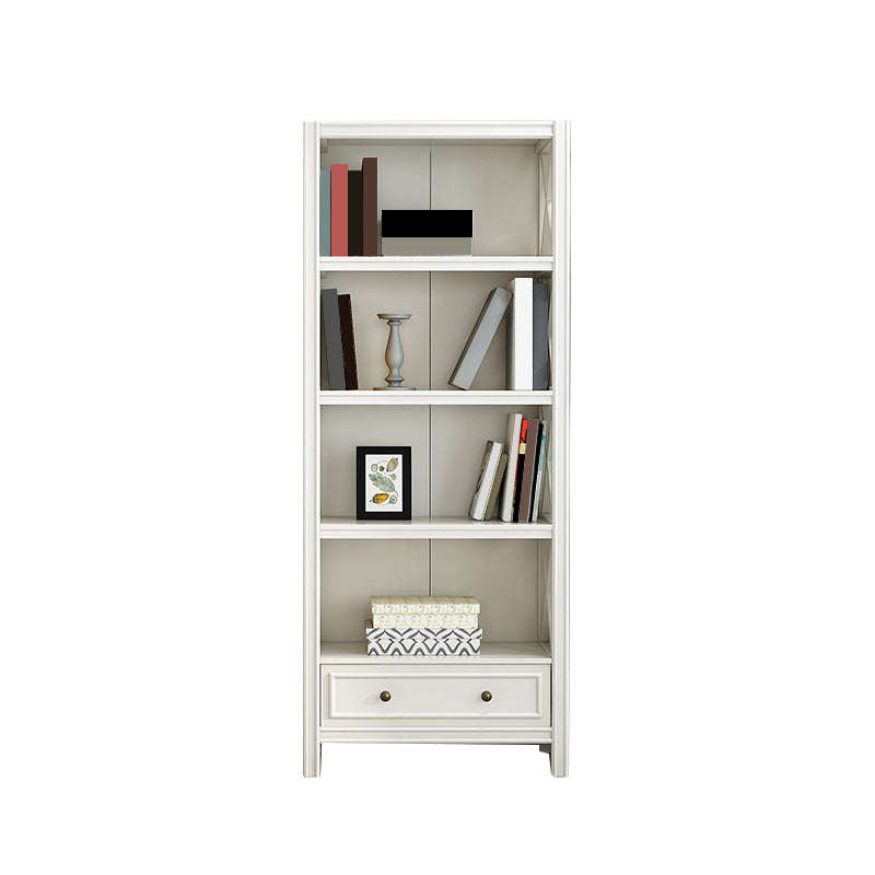 Solid Wood Rectangle Bookcase Nordic Style Storage Bookshelf