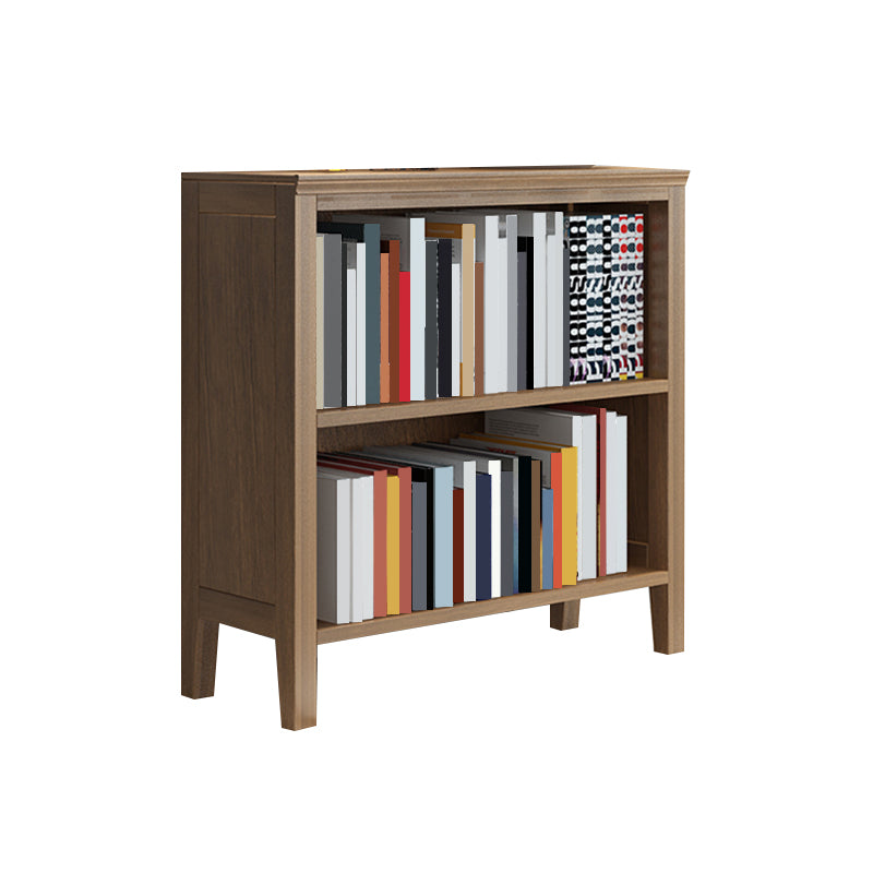 Solid Wood Rectangle Bookcase Nordic Style Storage Bookshelf