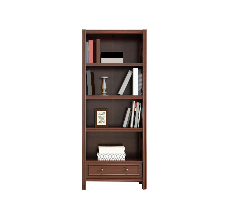Solid Wood Rectangle Bookcase Nordic Style Storage Bookshelf