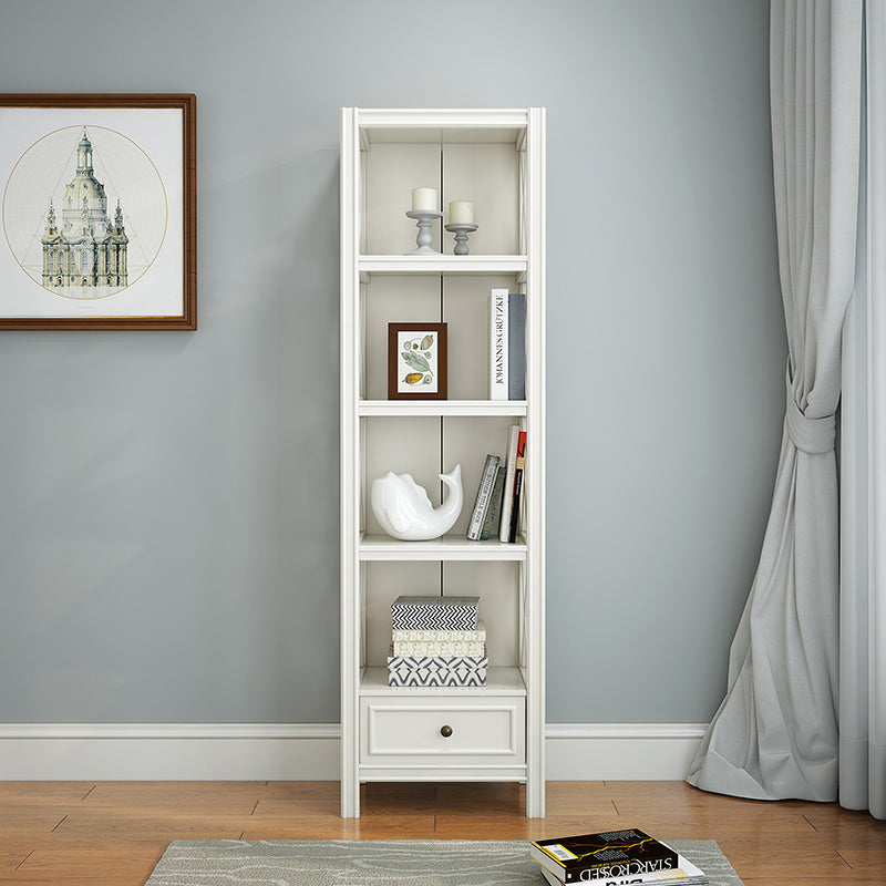 Solid Wood Rectangle Bookcase Nordic Style Storage Bookshelf