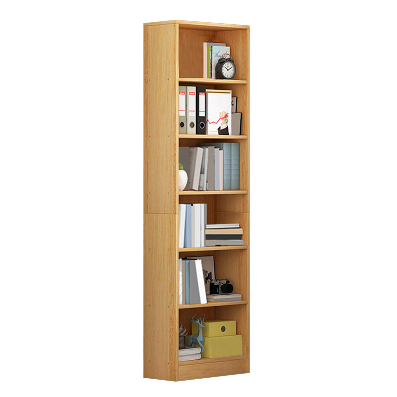 Closed Wood Bookcase Modern Minimalist Home Living Room Standard Bookshelf