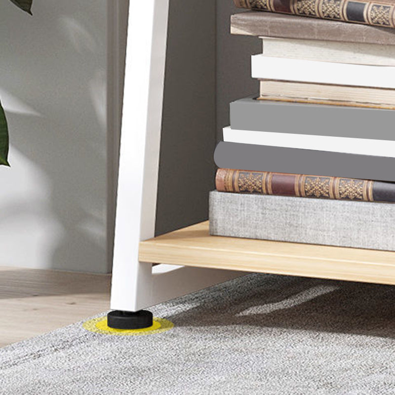 11.8" Wide Ladder Book Shelf Contemporary Style Home Metal Bookshelf