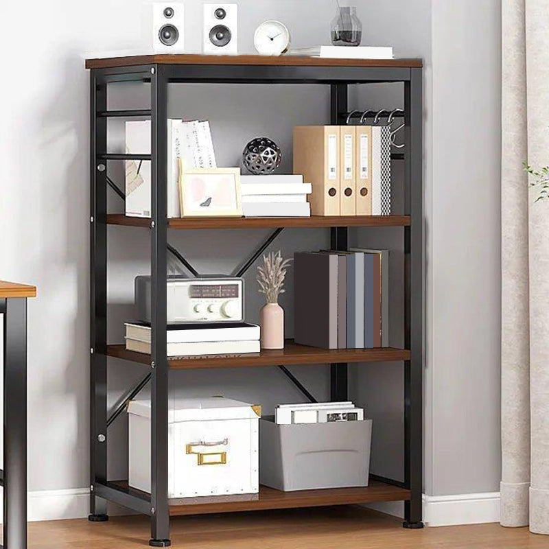 11.8" Wide Ladder Book Shelf Contemporary Style Home Metal Bookshelf