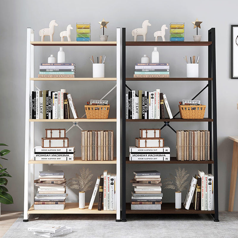 11.8" Wide Ladder Book Shelf Contemporary Style Home Metal Bookshelf