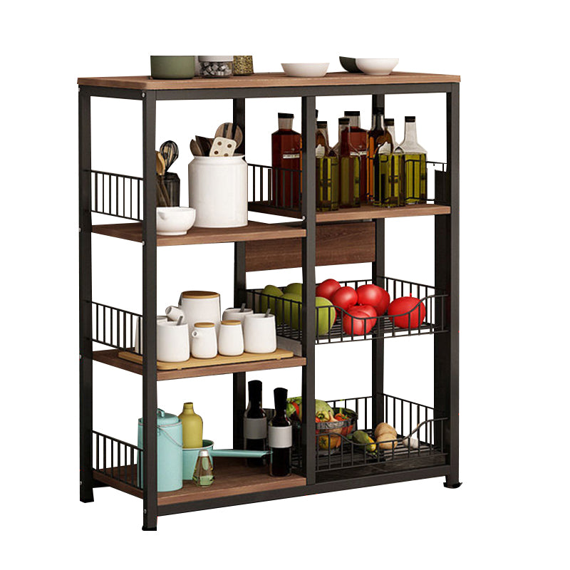 11.8" Wide Ladder Book Shelf Contemporary Style Home Metal Bookshelf
