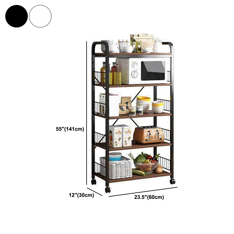 11.8" Wide Ladder Book Shelf Contemporary Style Home Metal Bookshelf