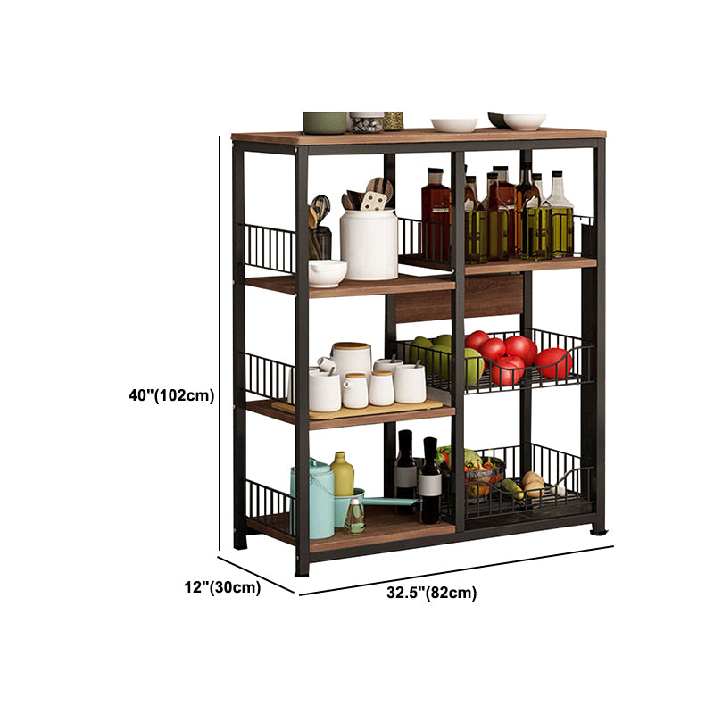 11.8" Wide Ladder Book Shelf Contemporary Style Home Metal Bookshelf