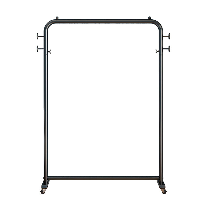 Metal Hall Tree Hooks and Pulley Entryway Kit Coat Hanger for Living Room