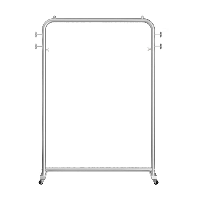 Metal Hall Tree Hooks and Pulley Entryway Kit Coat Hanger for Living Room