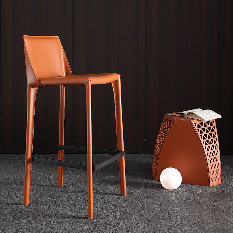 Modern Style Bar Stool Metal Counter Bar Stool with Metal Legs for Home