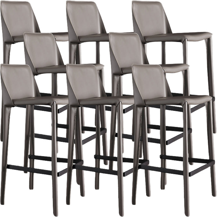 Modern Style Bar Stool Metal Counter Bar Stool with Metal Legs for Home