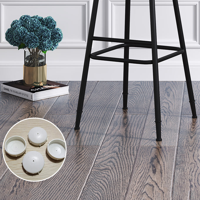 Modern Backrest Armless Counter Stool Iron Cafe Bar Stool with Leather Cushion