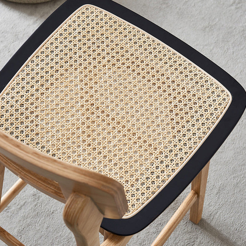 Modern Bar Stool Wooden Counter Bar Stool with Wood Legs for Home