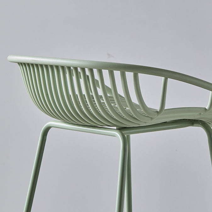 Modern Bar Stool Metal Counter Bar Stool with Metal Legs for Home