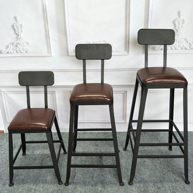 Industrial Solid Wood Bar Table Set 1/2/3 Pieces Counter Table with High Stools