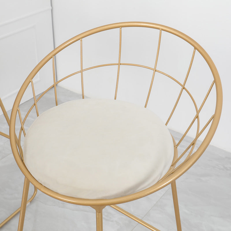 1/2/3/5 Pieces Glam Iron Bar Table Set Rectangle Bistro Set with White Faux Marble Top