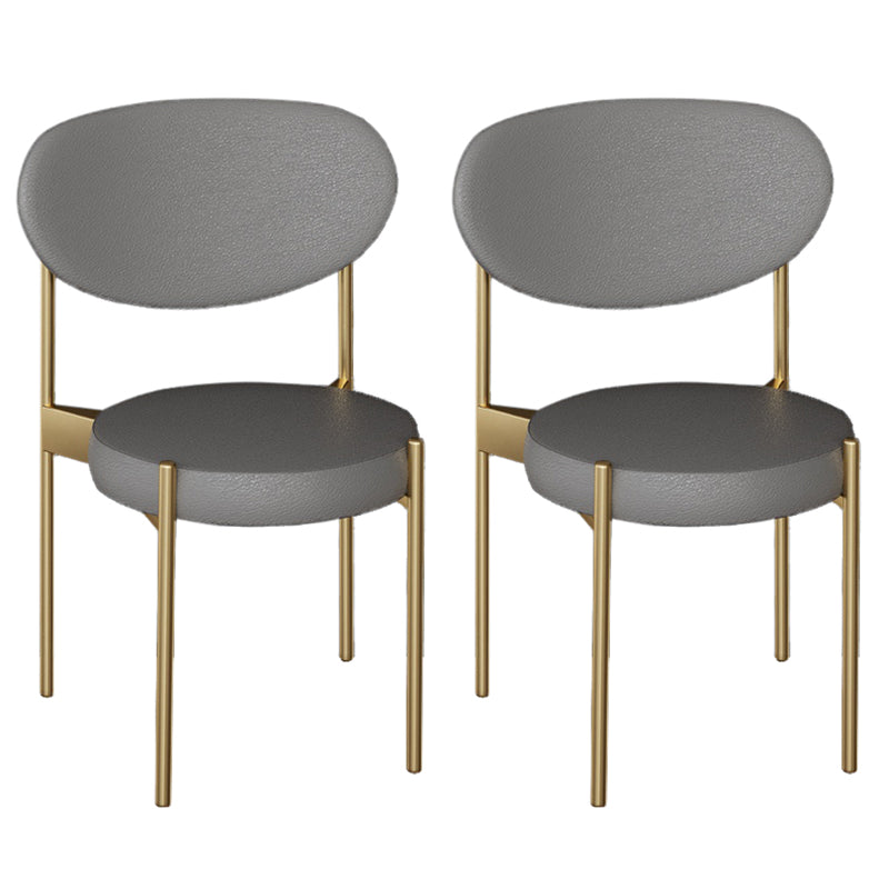 White Stone Top Dining Table Set 1/2/5 Pieces Contemporary Indoor Dinette Set