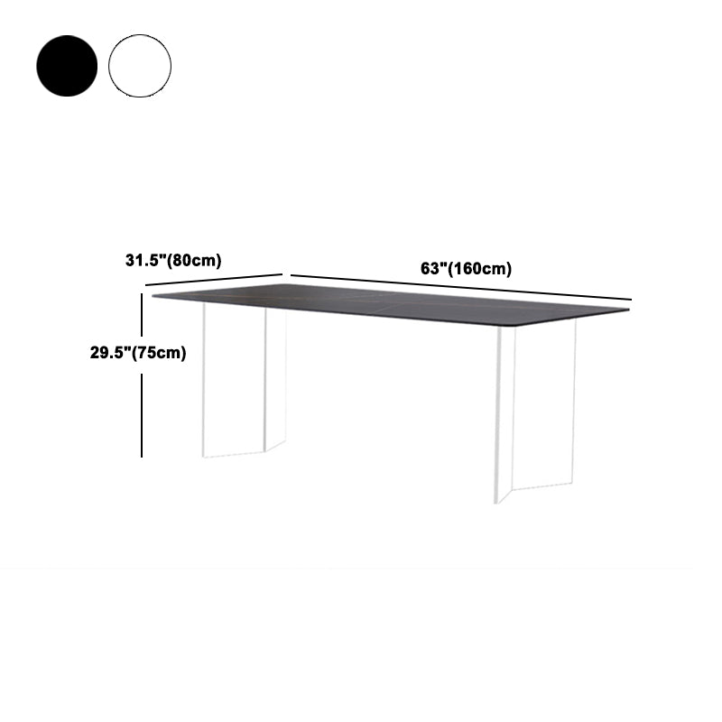 Designer Style Acrylic Dining Set 1/4/5 Pieces Home Table Dining Room Set