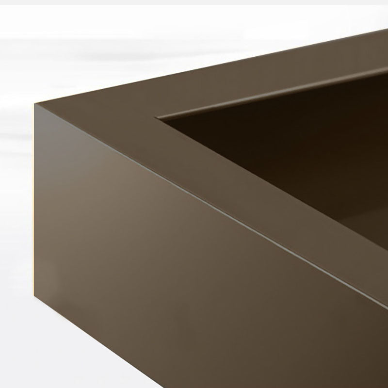 Stone Top Dining Table Rectangle Traditional Luxury Table with Pedestal Base