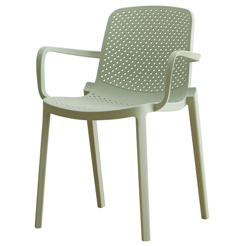 Modern Plastic Chair Parsons Chair in Matte Finish for Kitchen
