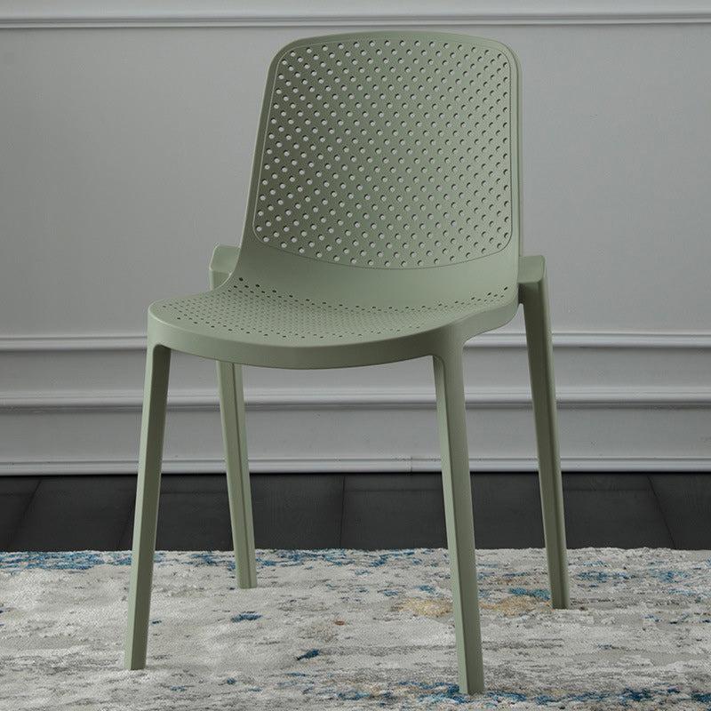 Modern Plastic Chair Parsons Chair in Matte Finish for Kitchen