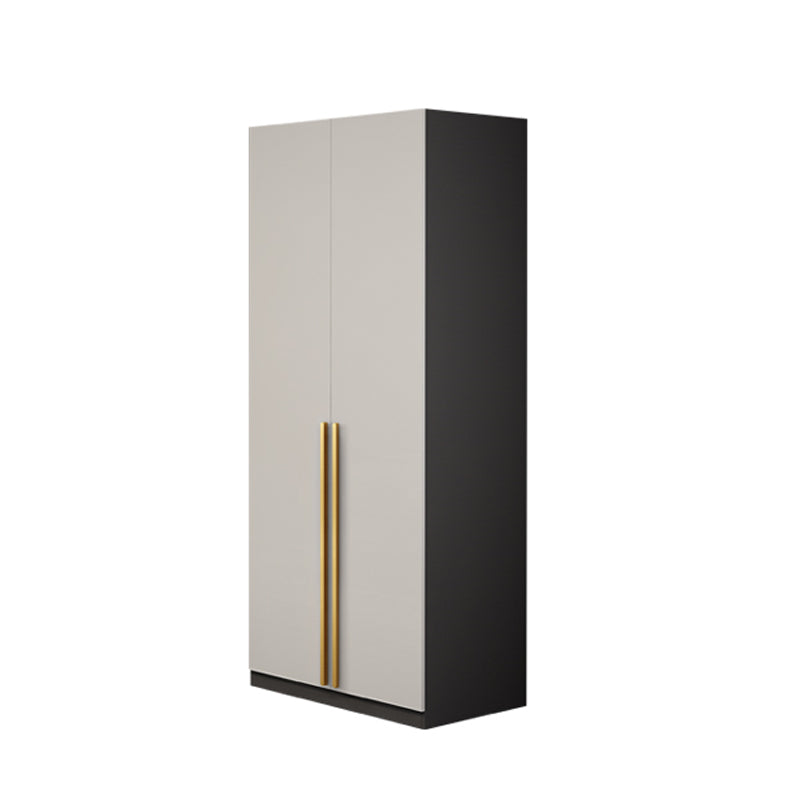 Contemporary Style Wardrobe Armoire Engineered Wood Wardrobe Cabinet for Bedroom