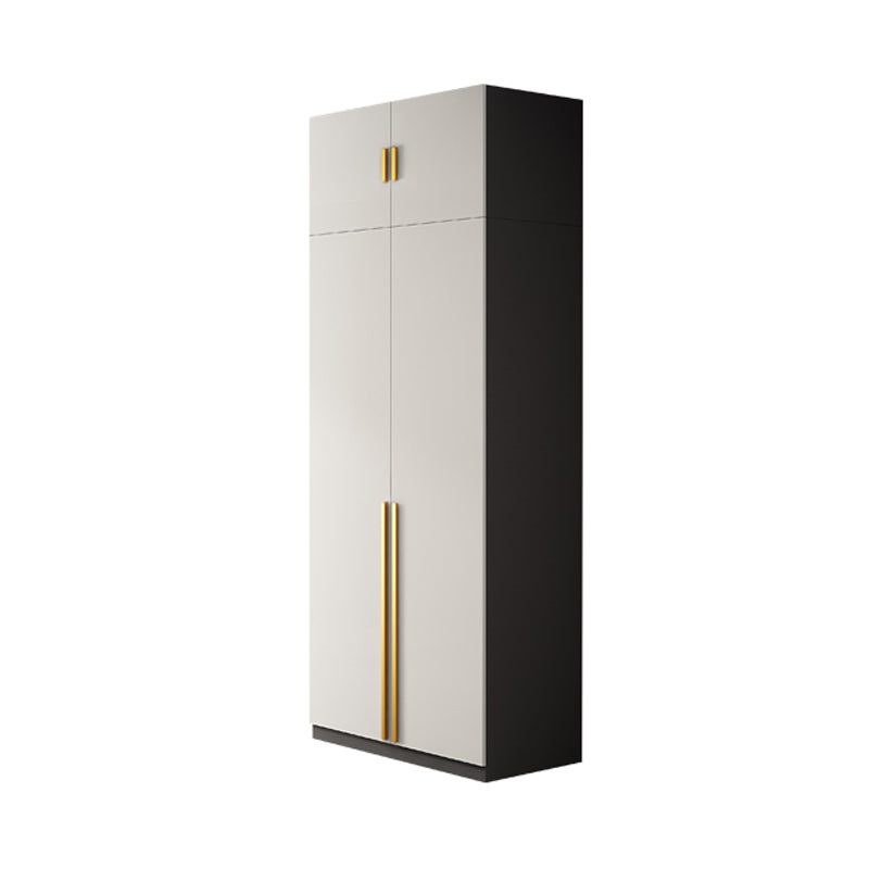 Contemporary Style Wardrobe Armoire Engineered Wood Wardrobe Cabinet for Bedroom