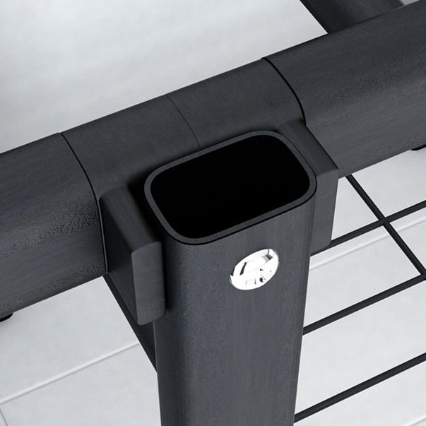 Industrial Wardrobe Armoire Black Storage Cabinet for Bedroom