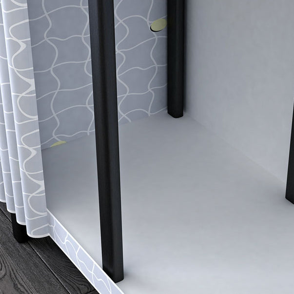 Industrial Wardrobe Armoire Black Storage Cabinet for Bedroom