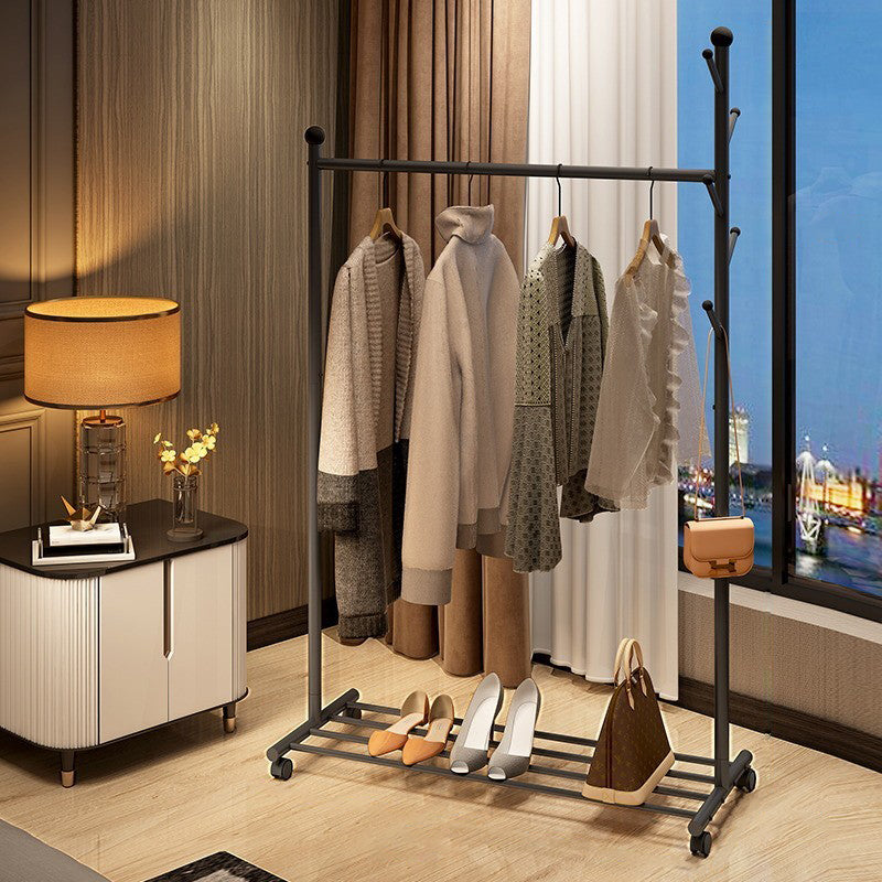 Contemporary Style Wardrobe 1-Teir Metal Wardrobe Closet for Bedroom