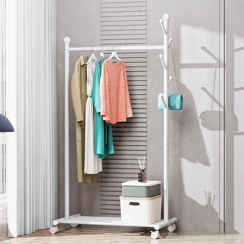 Contemporary Style Wardrobe 1-Teir Metal Wardrobe Closet for Bedroom