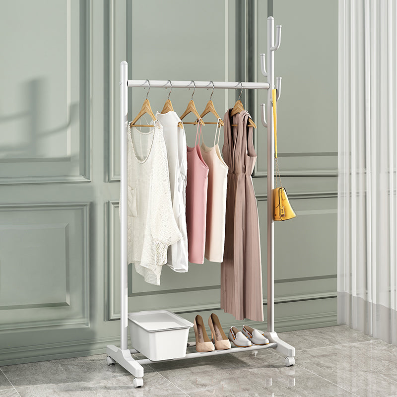 Contemporary Style Wardrobe 1-Teir Metal Wardrobe Closet for Bedroom