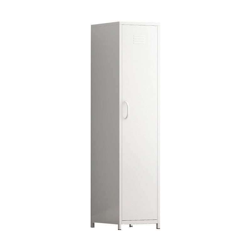 Contemporary Style Wardrobe Cabinet Steel Wardrobe Cabinet with Clothing Rod