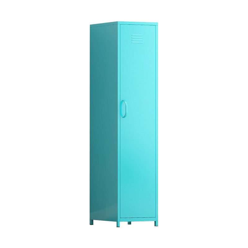 Contemporary Style Wardrobe Cabinet Steel Wardrobe Cabinet with Clothing Rod