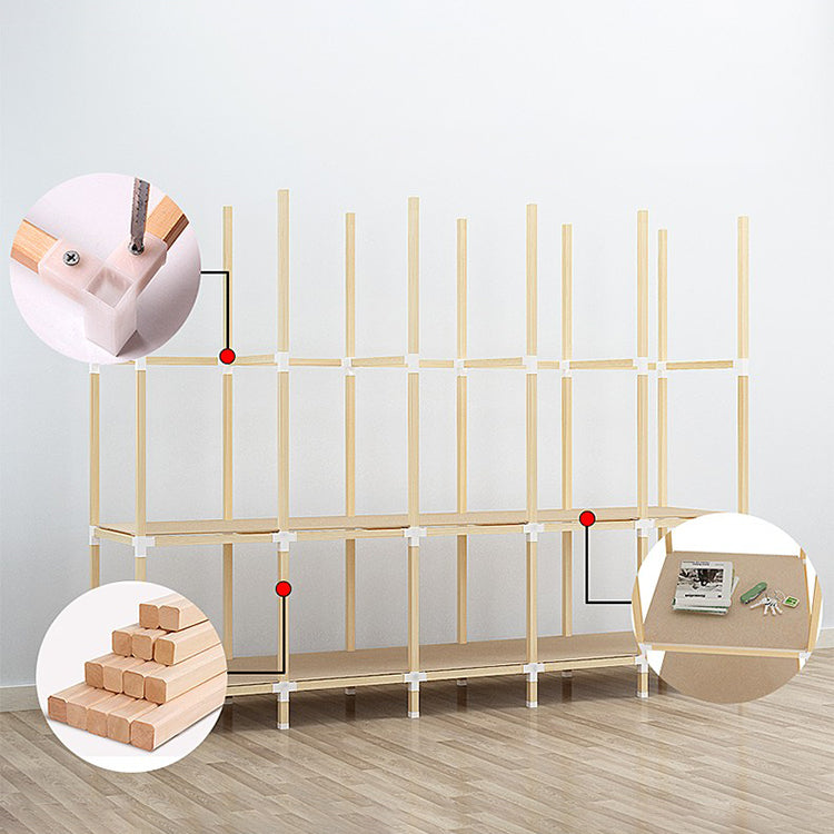 Walnut Wood Frame Wardrobe Armoire Contemporary Style Wardrobe Cabinet for Bedroom