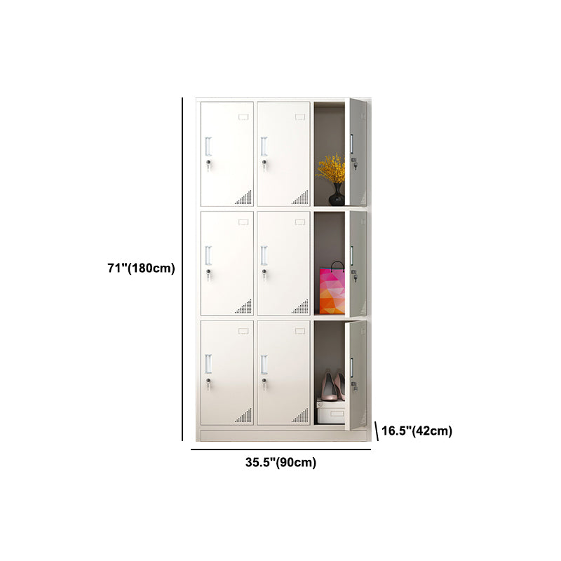 Contemporary Storage Cabinet Hinged Wardrobe Cabinet for Home