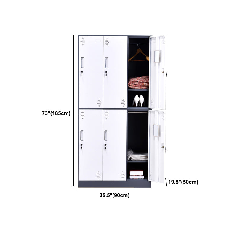 Contemporary Storage Cabinet Hinged Wardrobe Cabinet for Home