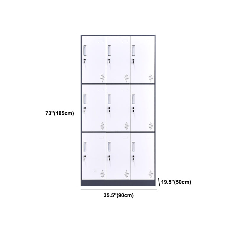 Contemporary Storage Cabinet Hinged Wardrobe Cabinet for Home