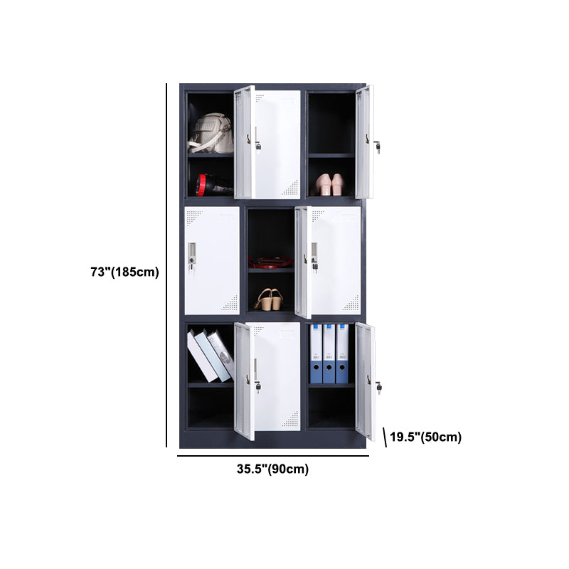 Contemporary Storage Cabinet Hinged Wardrobe Cabinet for Home